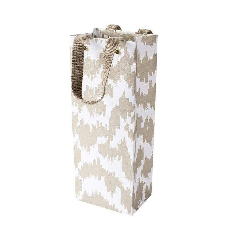 caspari Modern Moiré Wine & Bottle Gift Bag - 1 Each