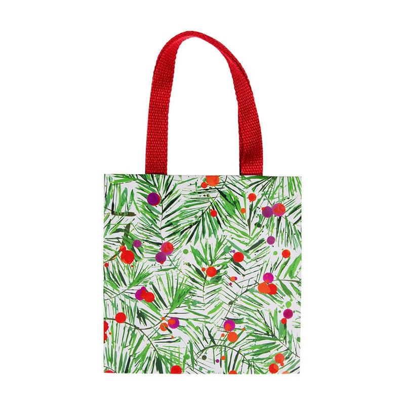 Caspari Modern Pine Small Square Gift Bag - 1 Each
