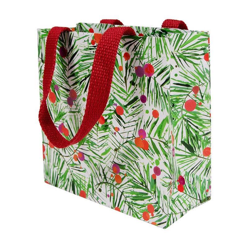 Caspari Modern Pine Small Square Gift Bag - 1 Each