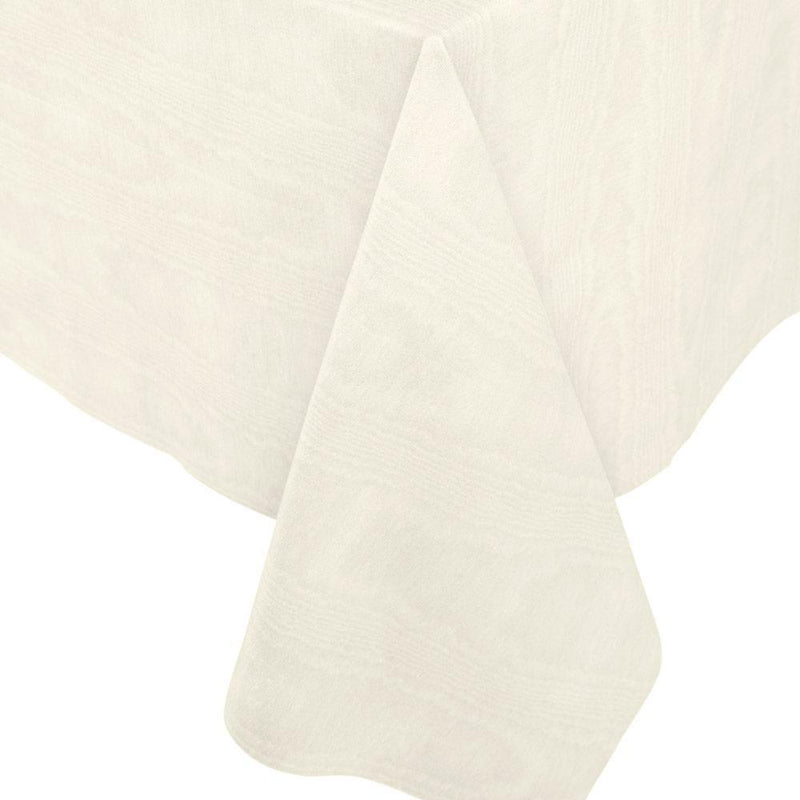 caspari Moiré Paper Table Cover in Ivory - 1 Each