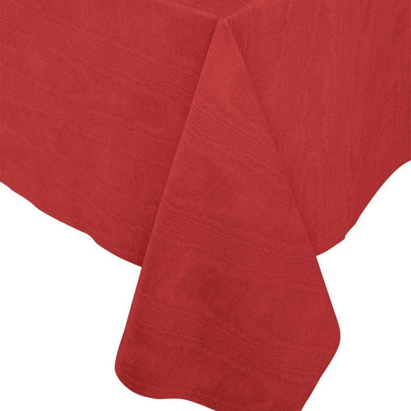 Caspari Moiré Paper Table Cover In Red - 1 Each