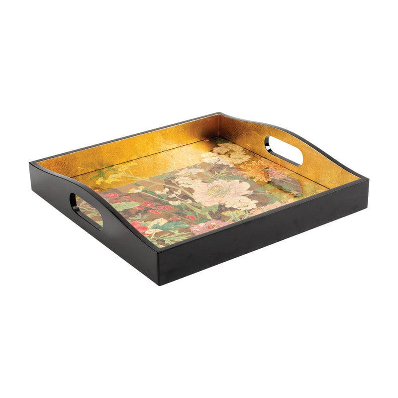 Caspari Mountain High Lacquer Square Tray - 1 Each