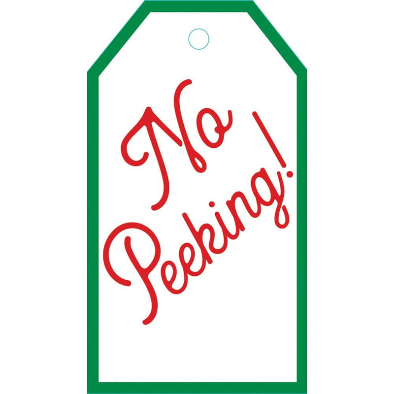 caspari No Peeking Gift Hang Tags - 4 Per Package