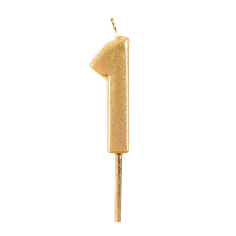 Caspari Number Birthday Candle - 1 Per Package
