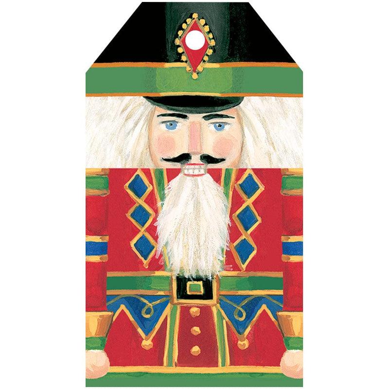 caspari Nutcracker Gift Tags - 4 Per Package