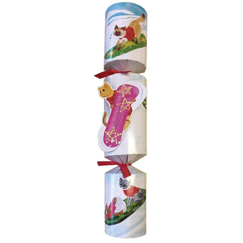 caspari Off-Leash Cats Christmas Pet Favor - 1 Each