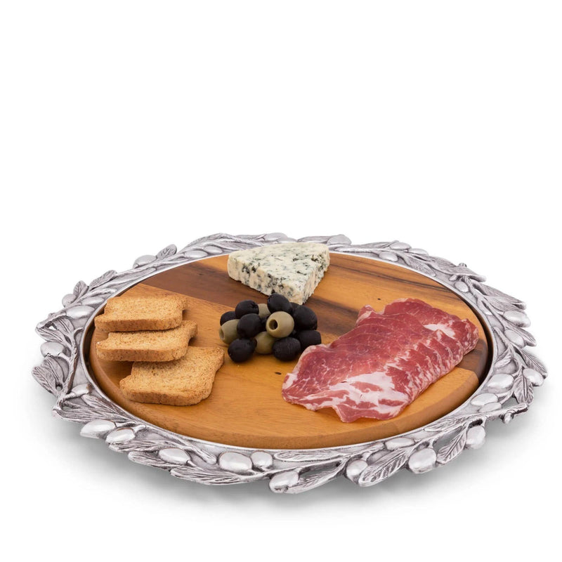 Caspari Olive Branch Cheese Tray