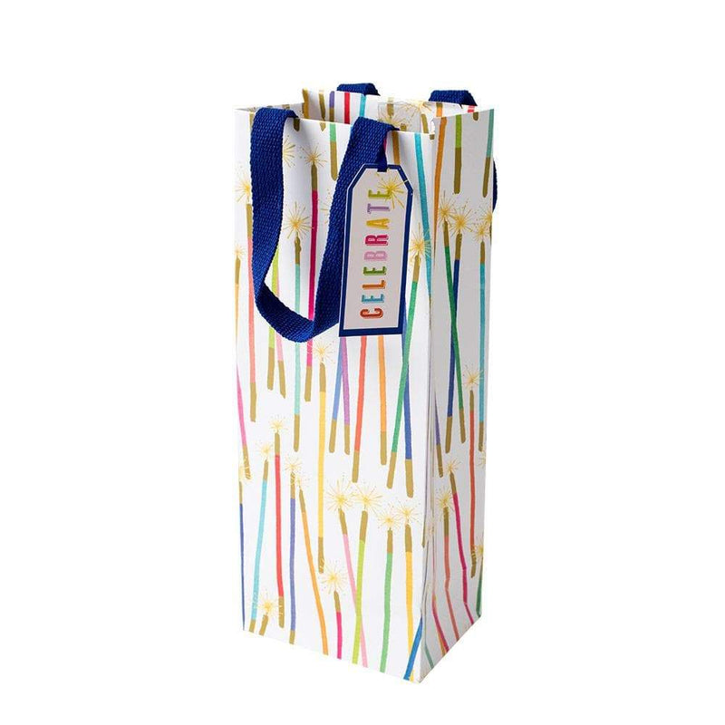 caspari Party Candles Wine & Bottle Gift Bag - 1 Each