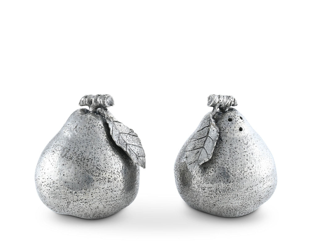 caspari Pear with Leaf Salt & Pepper Set