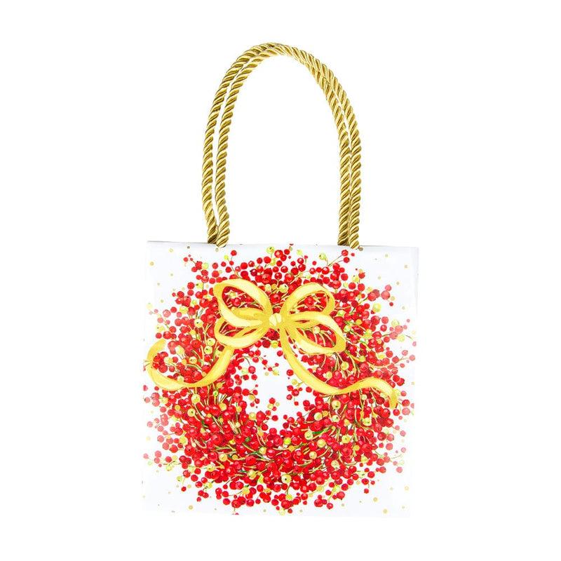 caspari Pepperberry White Gift Bags - 1 Each