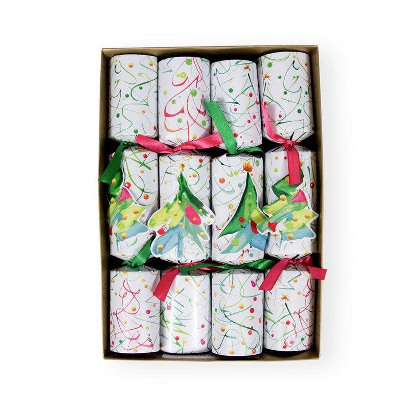 Caspari Pop Christmas Christmas Crackers - 8 Per Box