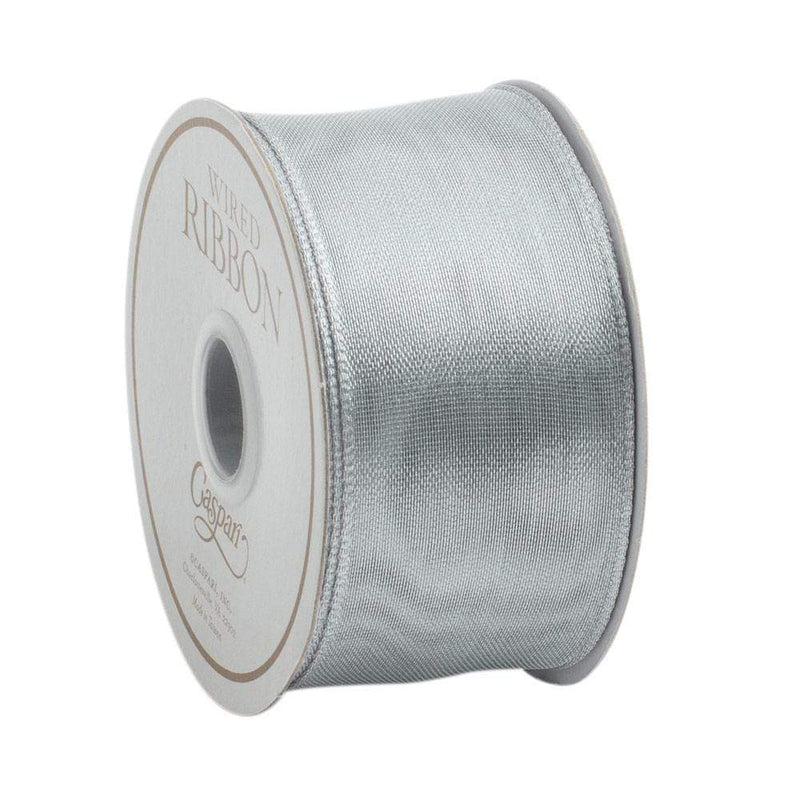 Caspari Sheer Silver Wired Ribbon - 9 Yard Spool