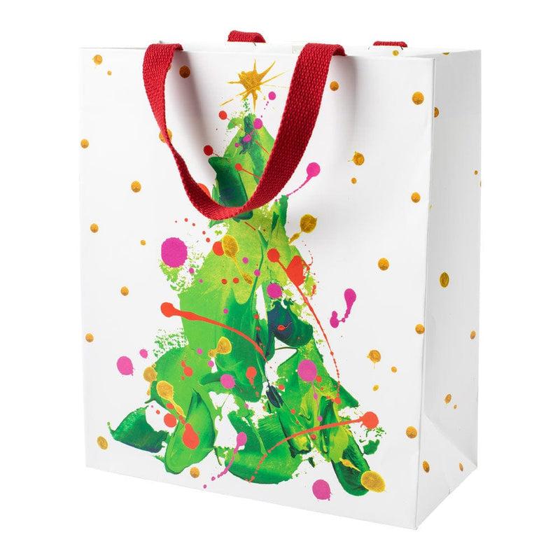 caspari Splatter Tree Large Gift Bag - 1 Each