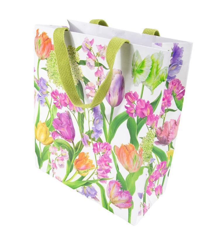 Caspari Spring Flower Show Large Gift Bags - 1 Each