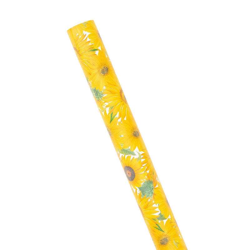 Caspari Sunflowers Gift Wrapping Paper - 30" X 8' Roll