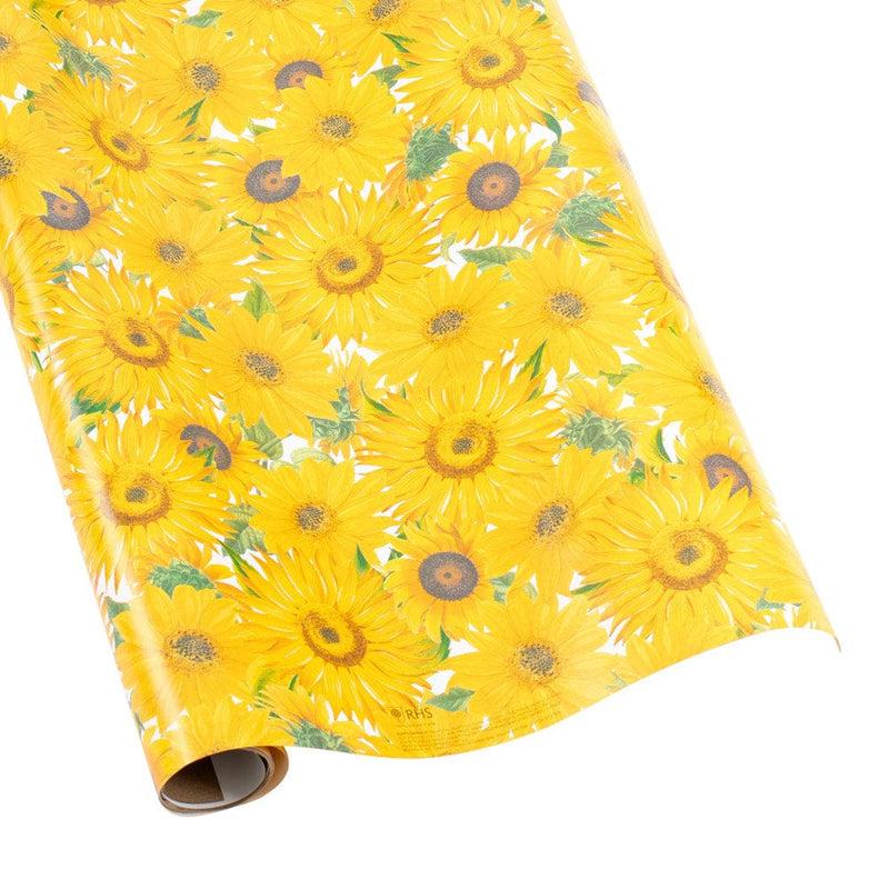 caspari Sunflowers Gift Wrapping Paper - 30" x 8' Roll