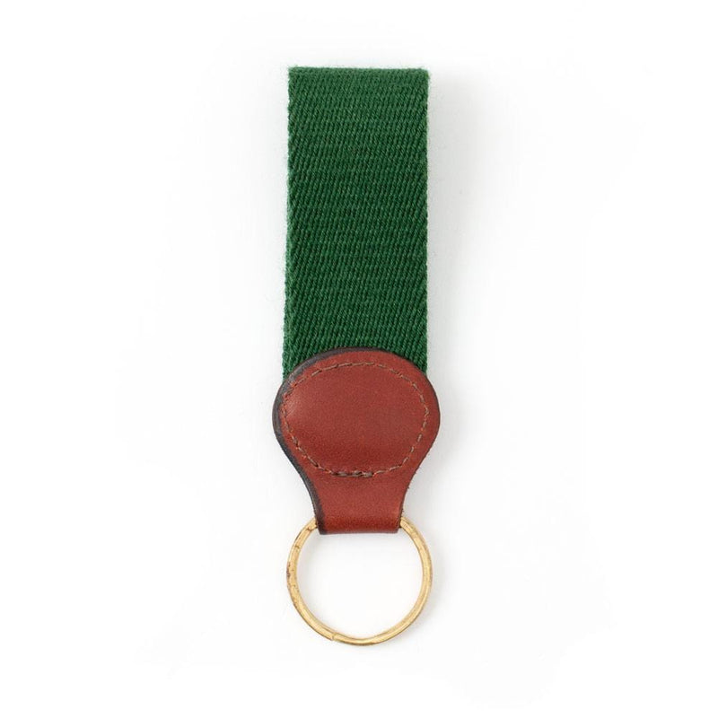 caspari Surcingle Key Fob in Hunter Green - 1 Each