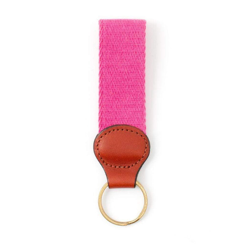 caspari Surcingle Key Ring in Fuchsia - 1 Each
