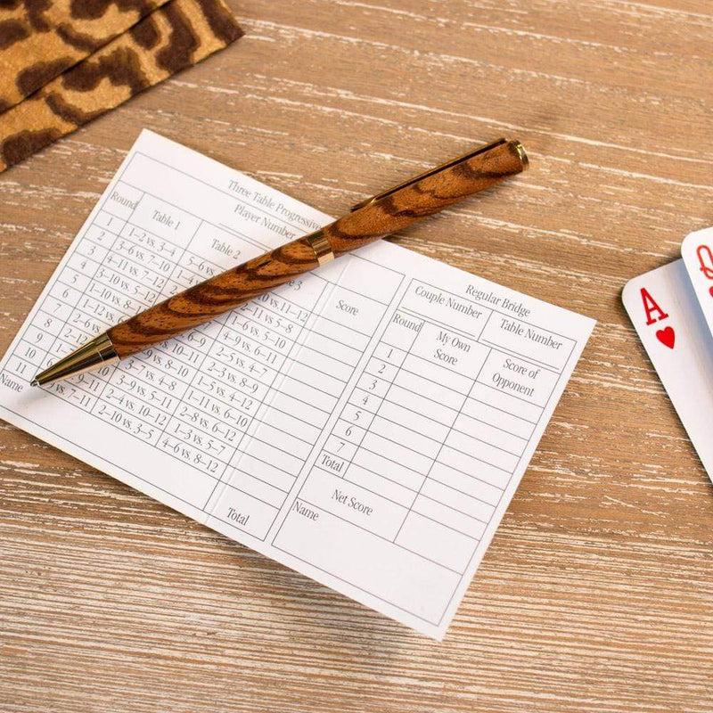 Caspari Trellis Bridge Tally Sheets - 12 Per Package