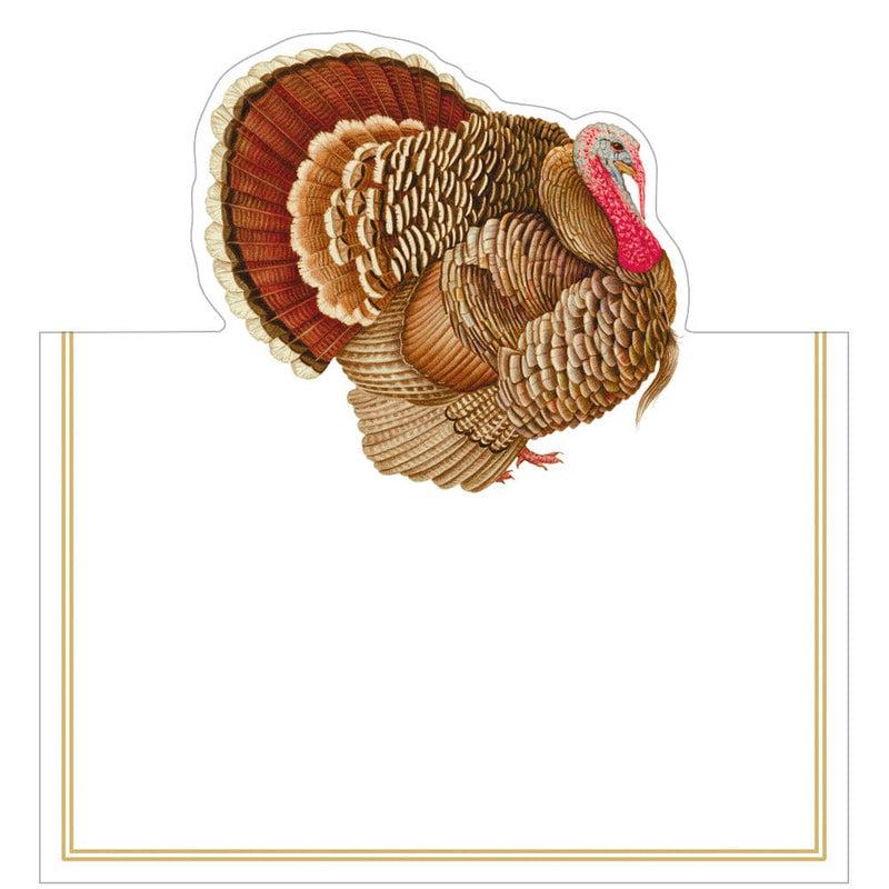 Caspari Turkey Place Cards - 8 Per Package