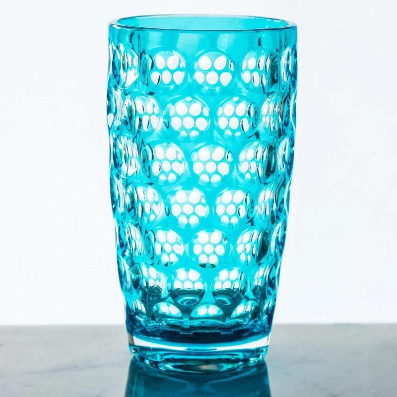 caspari Turquoise Lente Acrylic Highball - 1 Each