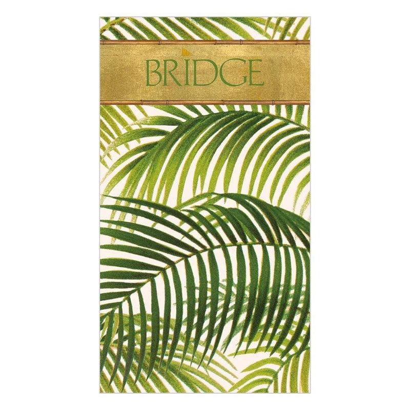 Caspari Under The Palms Bridge Score Pad - 1 Each