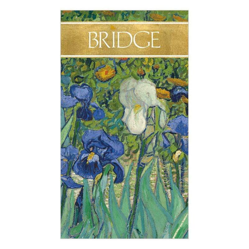 Caspari Van Gogh Irises Bridge Score Pad - 1 Each