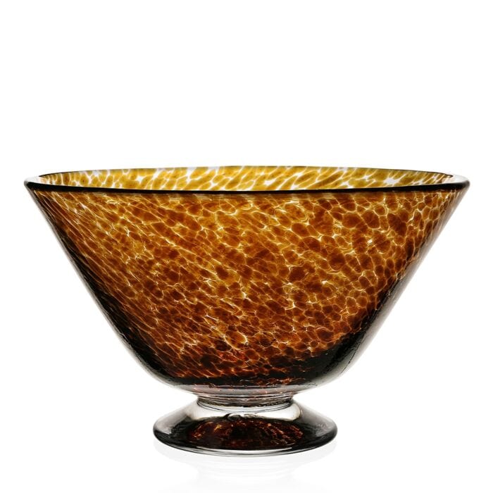 Caspari Vanessa Bowl In Tortoise - 10"