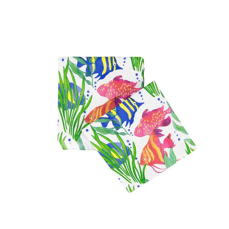 Caspari Wanda Cocktail Napkins - 20 Per Package