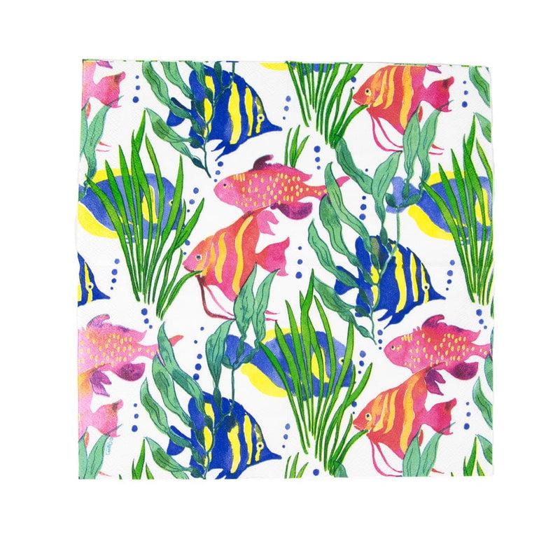 Caspari Wanda Cocktail Napkins - 20 Per Package