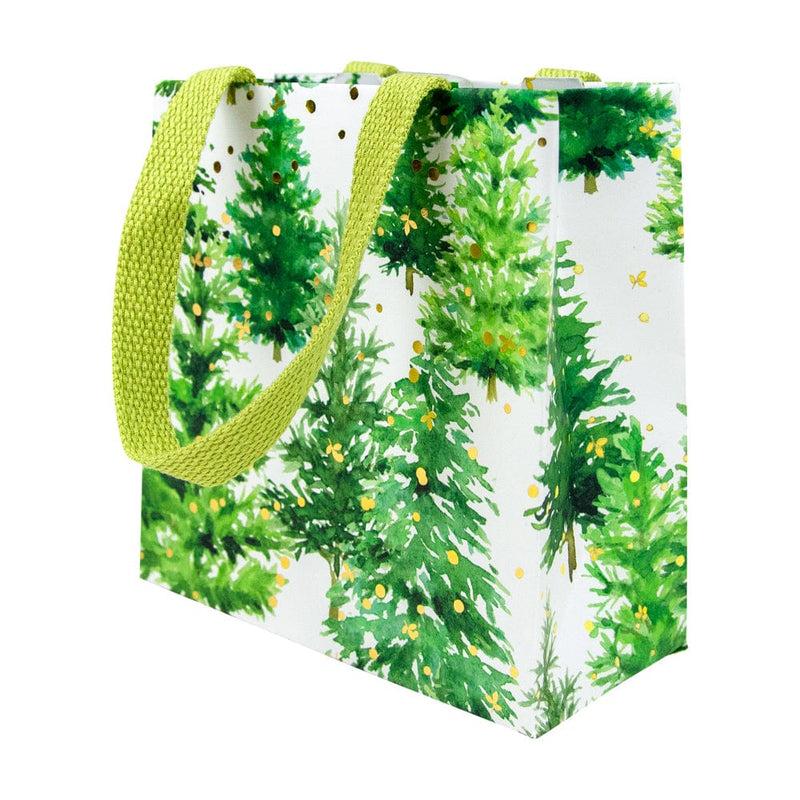 Caspari White Christmas Gift Bags - 1 Each