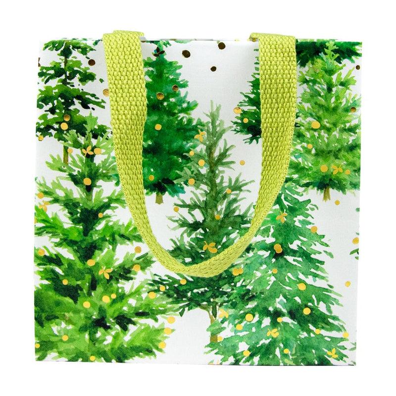 Caspari White Christmas Gift Bags - 1 Each