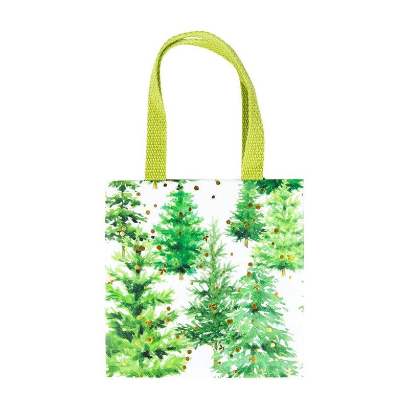 caspari White Christmas Gift Bags - 1 Each