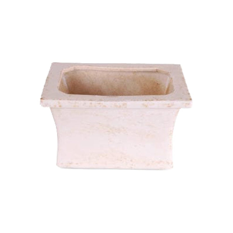 caspari White Porcelain Planter - 7"