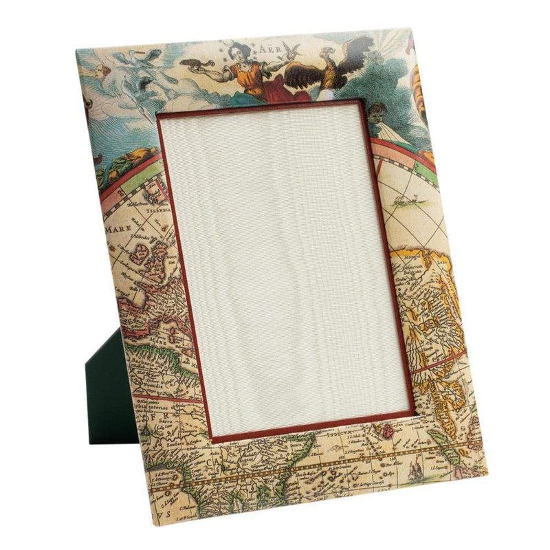 Caspari World Map 5" X 7" Picture Frame - 1 Each