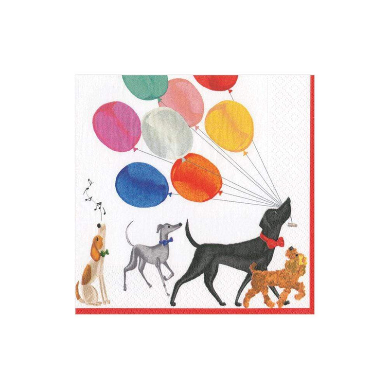 caspari Charlee's Parade Paper Cocktail Napkins - 20 Per Package