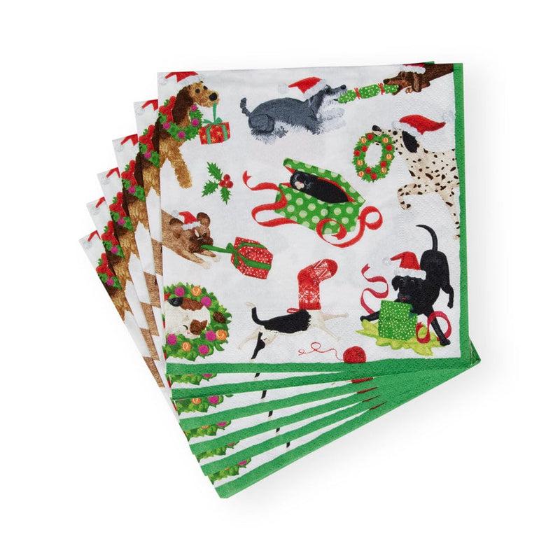 Caspari Christmas Mischief Luncheon Napkins - 20 Per Package