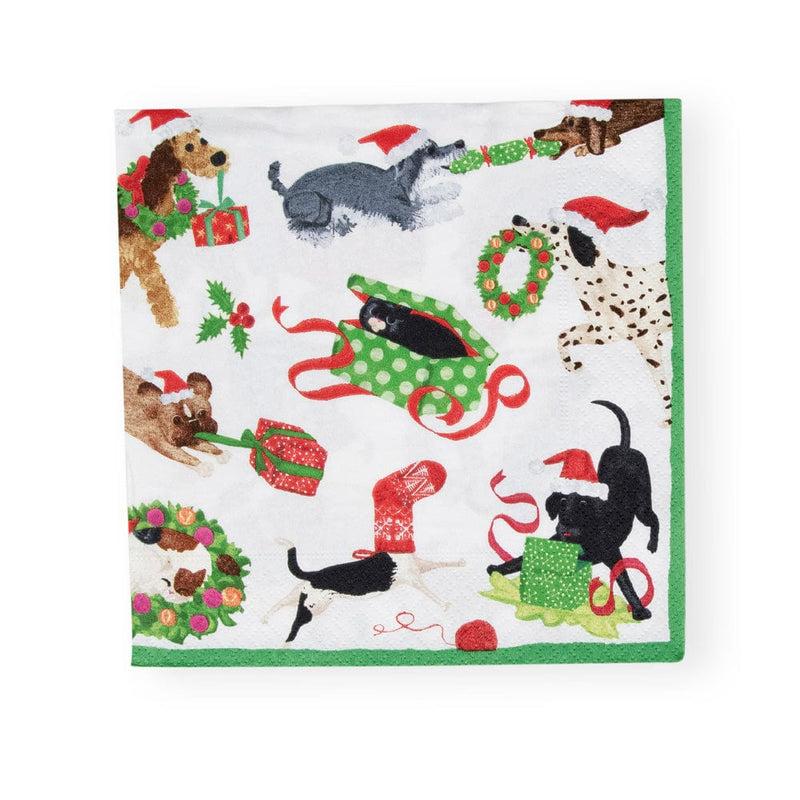 caspari Christmas Mischief Luncheon Napkins - 20 Per Package
