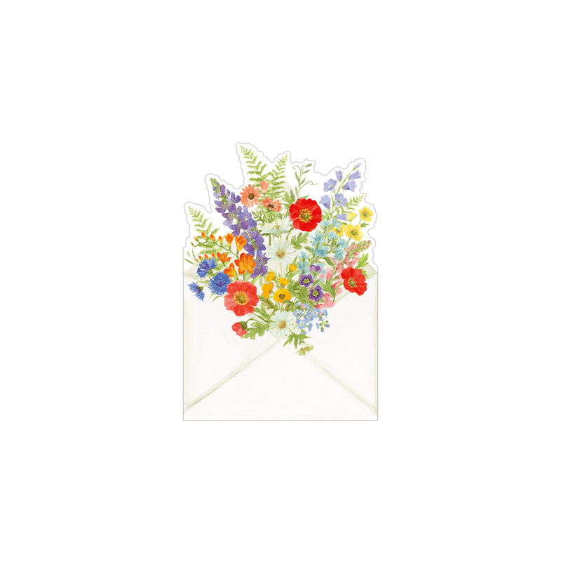 Caspari Classic Blanks - Set Of Six Greeting Cards And Envelopes
