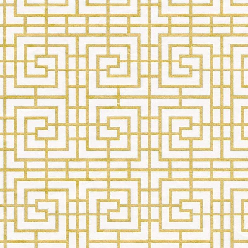 Caspari Coromandel Gift Wrapping Paper In Pearl - 30" X 8' Roll