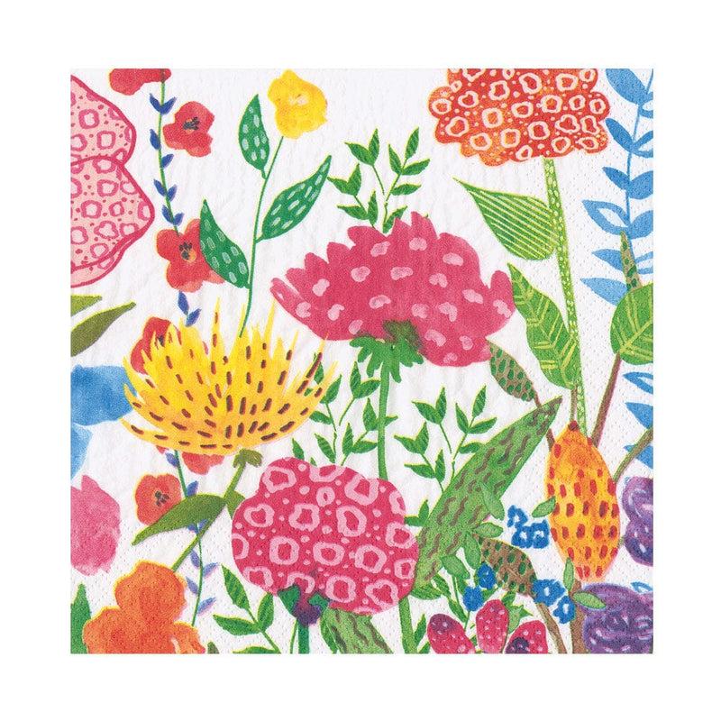 caspari Cottage Floral Luncheon Napkins - 20 Per Package