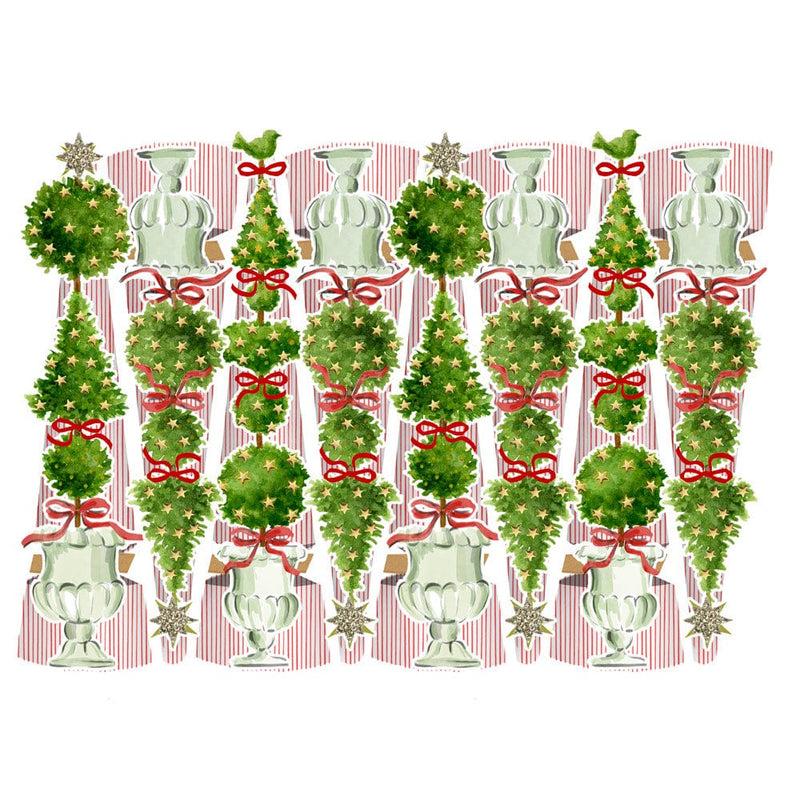 caspari Eloise Celebration Crackers - 6 Cone-Shaped Crackers Per Box