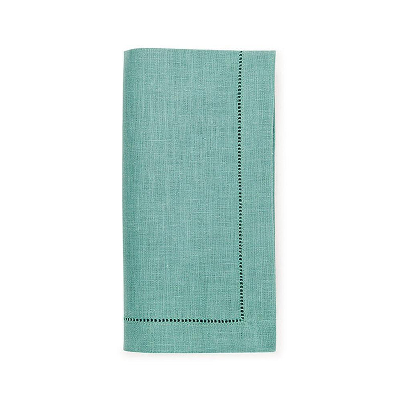 Caspari Festival Cloth Dinner Napkins In Aqua - Set Of 4
