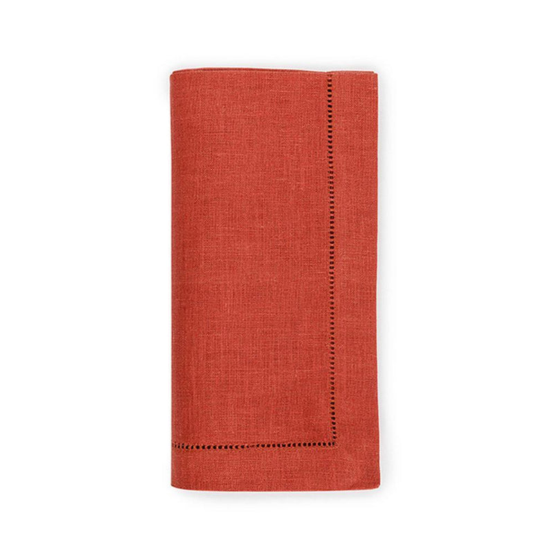 Caspari Festival Cloth Dinner Napkins In Brick - Set Of 4