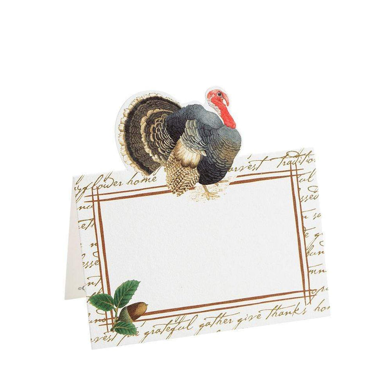 caspari Founders' Thanksgiving Die-Cut Place Cards - 8 Per Package