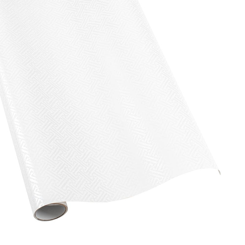 caspari Fretwork Gift Wrapping Paper in Pearl - 30" x 8' Roll