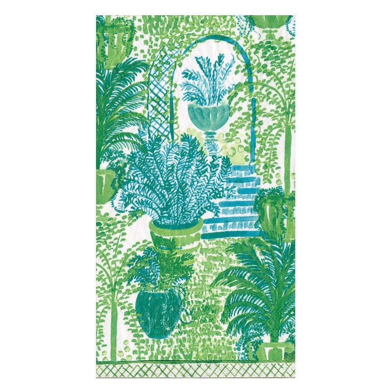 caspari Garden Arbors Guest Towel Napkins - 15 Per Package
