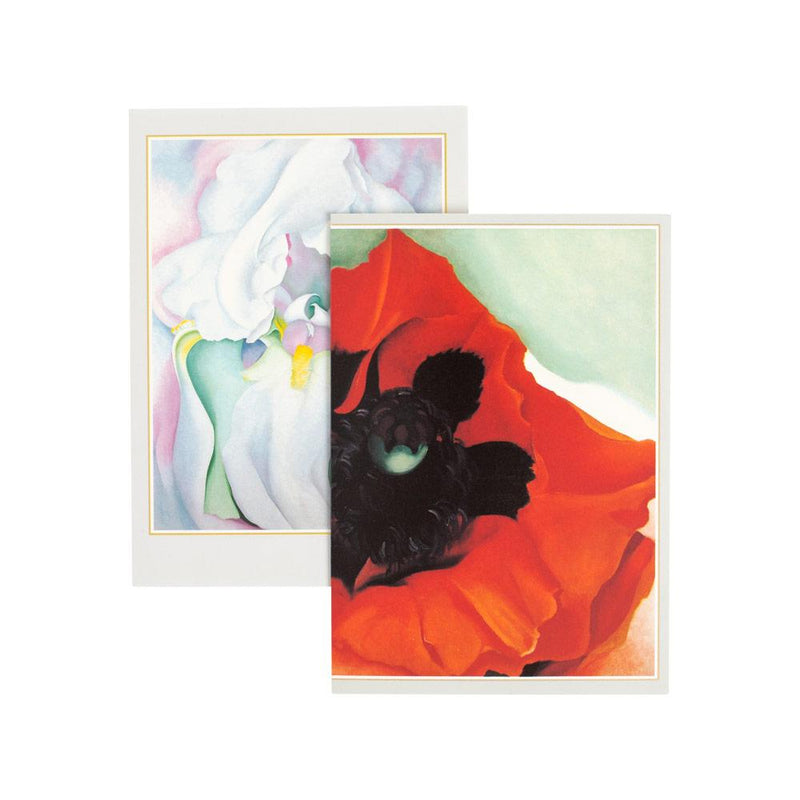 caspari Georgia O'Keefe Boxed Note Cards - 8 Note Cards & 8 Envelopes