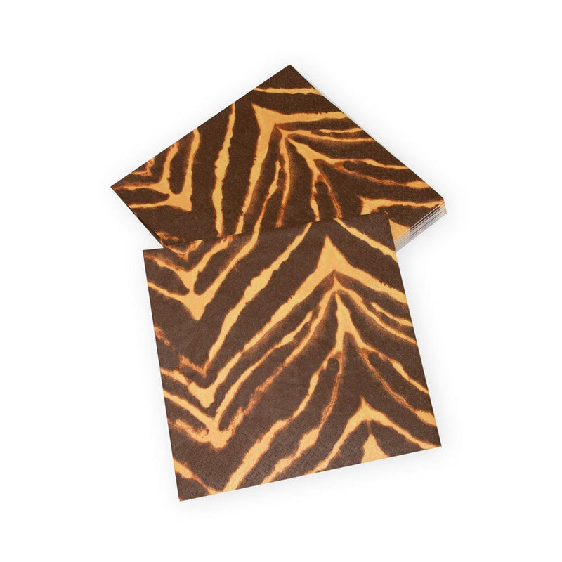 Caspari Go Wild Brown Brown Luncheon Napkins - 20 Per Package