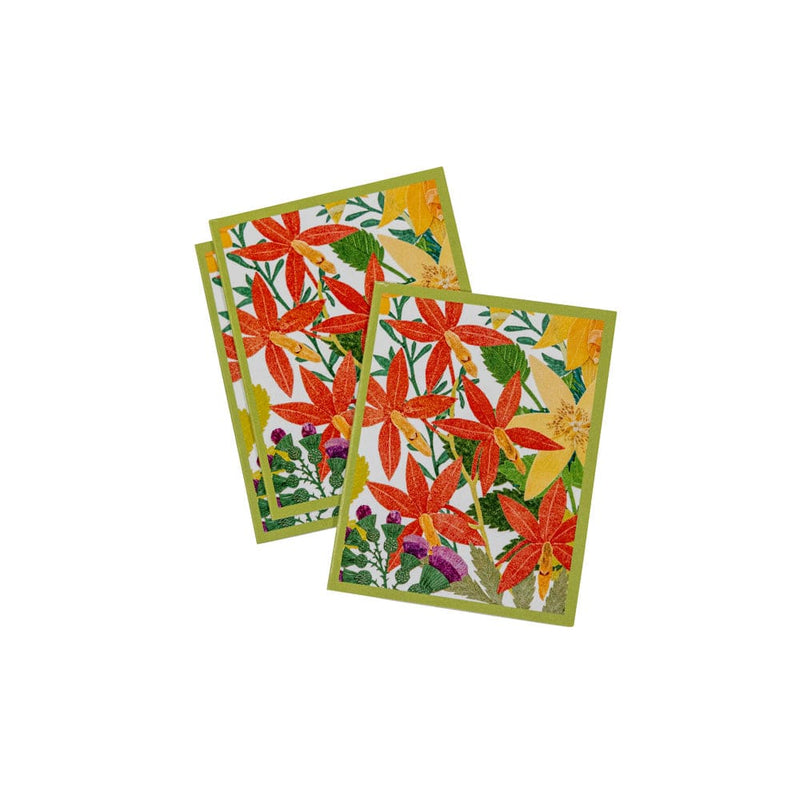 Caspari Halsted Floral Bridge Tally Sheets - 12 Per Package